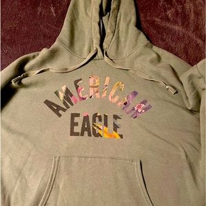 Green American Eagle hoodie size M